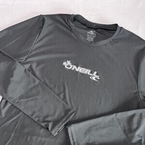 ✨O’Neill Men’s Skins Rash Guard Shirt XL Black Long Sleeve Surf Swim UPF 50+
